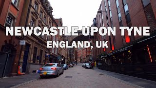 Newcastle Upon Tyne England UK  Driving Tour 4K [upl. by Potash]