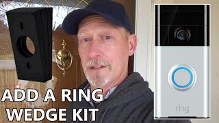 How To Install A Ring Video Doorbell Wedge Kit On New Or Existing Ring Doorbell [upl. by Harwin439]