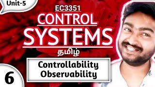 Both Controllability and Observability in single Problem in Tamil EC3351 Control Systems in Tamil [upl. by Indyc901]