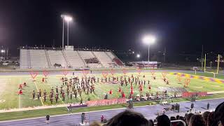 Harlingen High School Marching Band performing at Pigskin Jubilee in San Benito on 10142023 [upl. by Sifan]