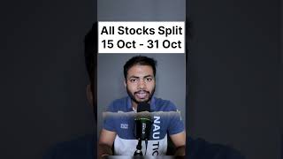 Upcoming Stock Split in October🔥 Latest Stocks Split News stockmarket stocksplit shortsfeed [upl. by Bagger880]