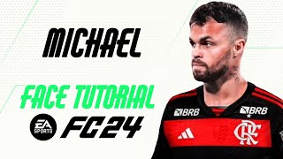 EA FC 24  MICHAEL FACE TUTORIAL  STATS FLAMENGO [upl. by Valoniah318]