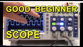 Good Digital Oscilloscope for Beginners  Hantek DSO5102P [upl. by Hsetirp21]