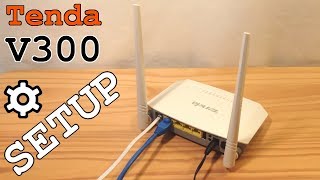 Tenda V300 Modem Router VDSL2 • Unboxing installation configuration and test [upl. by Aliza]