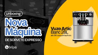 MAQUINA DE SORVETE EXPRESSO DE 28L [upl. by Uuge]