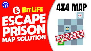 BITLIFE Escape Prison 4x4 Map  How To Escape From Jail bitlife [upl. by Demeyer]