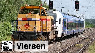 Mehr als erwartet Bahnhofsbetrieb Viersen [upl. by Nodrog]