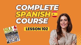 PRETERITO IMPERFECTO DE SUBJUNTIVO in Spanish  Step by Step FREE COURSE wbook Aula 4 Lesson 102 [upl. by Airtemad4]