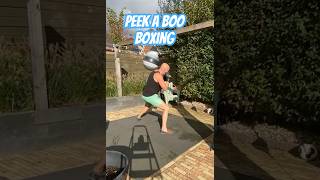 Peek a boo boxing training head movement and footwork peekaboo k [upl. by Hadrian]