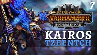 KROQGAR AMBUSHED  Immortal Empires  Total War Warhammer 3  Tzeentch  Kairos 7 [upl. by Amoihc]