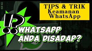 Cara akifkan fitur Whatsapp anti SADAP Anti BAJAK dan anti KLONING [upl. by Haiacim]