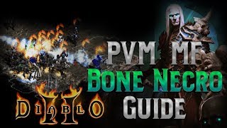 PVM Magic Finding Bonemancer Build Guide  Diablo 2 [upl. by Lladnew]