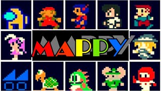 MAPPY Best NES HacksDont Miss Bubble Bobble VersionHD [upl. by Gerkman]