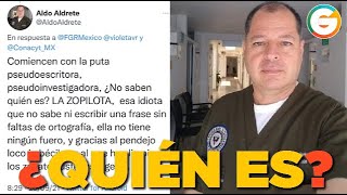 Aldo Aldrete el supuesto científico que insultó a AMLO y a su esposa Conacyt [upl. by Arlee128]