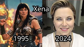 XENA WARRIOR PRINCESS ★19952001★ cast then and now 2024 Beforeafter20 xenawarriorprincess [upl. by Ellezig68]