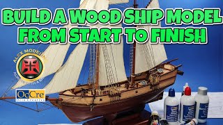 HOW TO BUILD A WOOD SHIP FROM START TO FINISH [upl. by Gentes449]