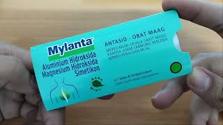 Review Obat Untuk Meredakan GejalanSakit Maag Karena Asam Lambung Berlebih  Mylanta Tablet [upl. by Menis]