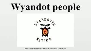 Wyandot people [upl. by Onurb56]