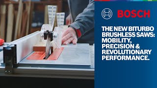 The new Bosch Professional BITURBO Saws Mobility precision amp revolutionary performance [upl. by Cnahc]