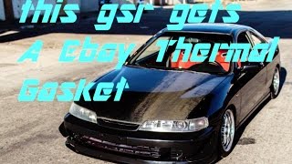 A GSR gets a thermal throttle body gasket [upl. by Nyliac]