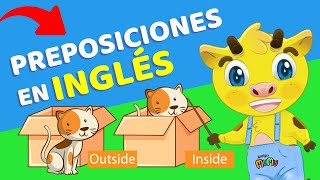 INGLÉS PARA NIÑOS  PREPOSICIONES EN INGLÉS  CLASE DE INGLÉS AMIGO MUMU [upl. by Nina266]