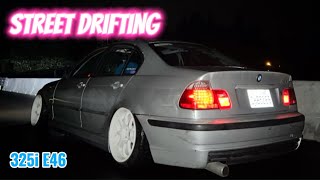 Warehouse and street drifting in my E46 [upl. by Masao]