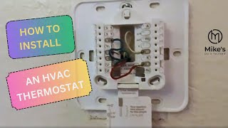 HVAC Thermostat Install [upl. by Smart]