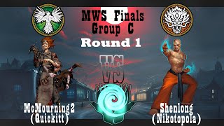 MWS 2024 Top32 Group C Round 1  McMourning Quickitt vs Shenlong Nikotopola [upl. by Airyk646]