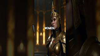 The Golden Guard Female Custodes Warhammer 40k Lore [upl. by Onstad314]