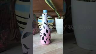 Bottle art ✨🖌️🍾 shortvideo trendingshorts bottlepainting acrylicpainting aesthetic satisfying [upl. by Petersen]