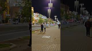 Belarus Minsk Night Walking 2024  MINSK NIGHTLIFE TOUR [upl. by Nannarb]