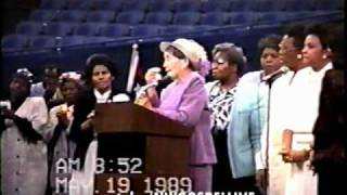 COGIC Womens Convention 1989 Mother Elsie Shaw speaking part 1 [upl. by Beverlee750]