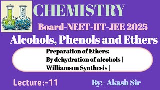 Preparation of ethers  class 12th Chemistry alcoholphenolether ether williamson neet2025 [upl. by Reich]