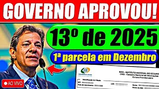 ✅13º salário 2025 1ª PARCELA em DEZEMBRO  Veja o calendário completo [upl. by Weatherby]