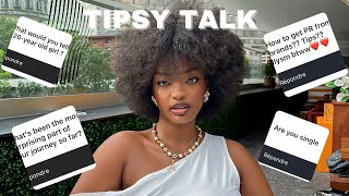 TIPSY TALK Get To Know Me Chit Chat about content creation relationship status and more Aliona [upl. by Robinett]