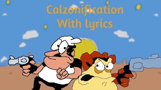 pizza tower CALZONIFICATION With lyrics WillTheRhymelessGamer [upl. by Lindholm]