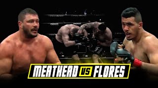 Meathead vs Flores  Boxing In MMA Gloves  Triad Combat [upl. by Mandi]