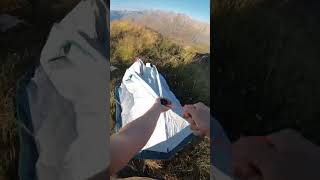 The FASTEST tent setup The 2 Second Easy Tent [upl. by Adnuhser]