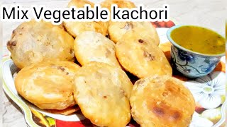 Vegetable Kachori Recipe khasta Layered kachori Recipe Special Ramazan Recipe [upl. by Moberg464]