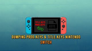 How To Install amp Use Lockpick RCM To Dump ProdKeys And TitleKeys Nintendo Switch 2023 [upl. by Rose877]