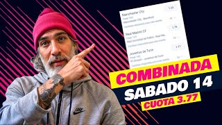 ⚡COMBINADA DE SABADO 14⚡  APUESTAS DEPORTIVAS  FUTBOL EUROPEO [upl. by Anoiuq]