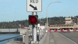 Hood Canal Bridge  passing ships [upl. by Jeannine537]