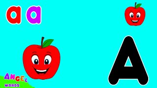 Angel WordsPhonics Song For Toddlers ABC Phonics Song A for Apple Phonics Sounds Alphabet A to Z [upl. by Eben]