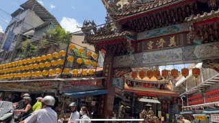 Keelung Taiwan Cruise Port Tour MiaoKou Night Market Renai Qingan Temple The Gateway to Taipei [upl. by Colwin]