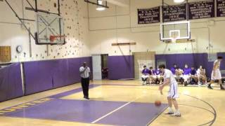 Sam Gordon Basketball Highlights Hunter vs Long Island City 112211 [upl. by Ellenrad]