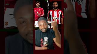 Man United 2  1 Brentford greenscreen shorts [upl. by Ahsela]