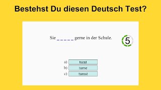 German Quiz  Can YOU pass this German Grammar test  german quiz [upl. by Llerad]