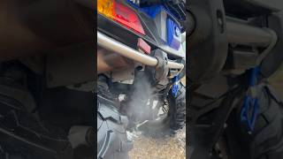 Откуда столько дыма квадроцикл cfmoto stels yamaha polaris aodes brp питбайк эндуро honda [upl. by Kado739]