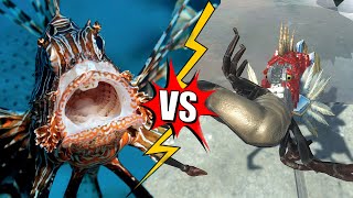 Aquatic Creatures VS Giant insects  Animal Revolt Battle Simulator [upl. by Alliw]