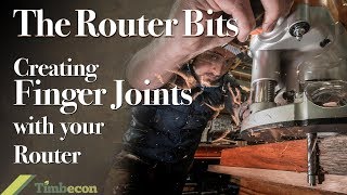 The Router Bits  Creating Finger Joints with your Router [upl. by Ahseena]